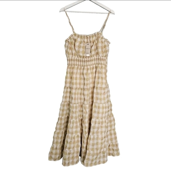 NEW Sweet en Forme Plaid Midi Dress - Picture 3 of 5